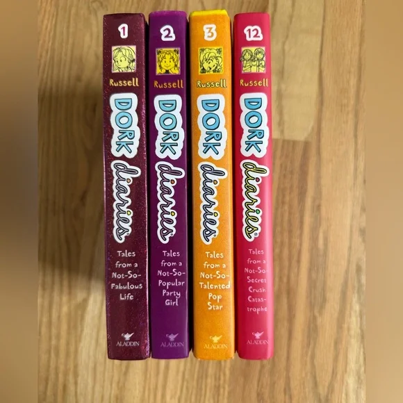 Dork Diaries Bundle (4 books) 1 , 2, 3 & 12 - Picture 2 of 3